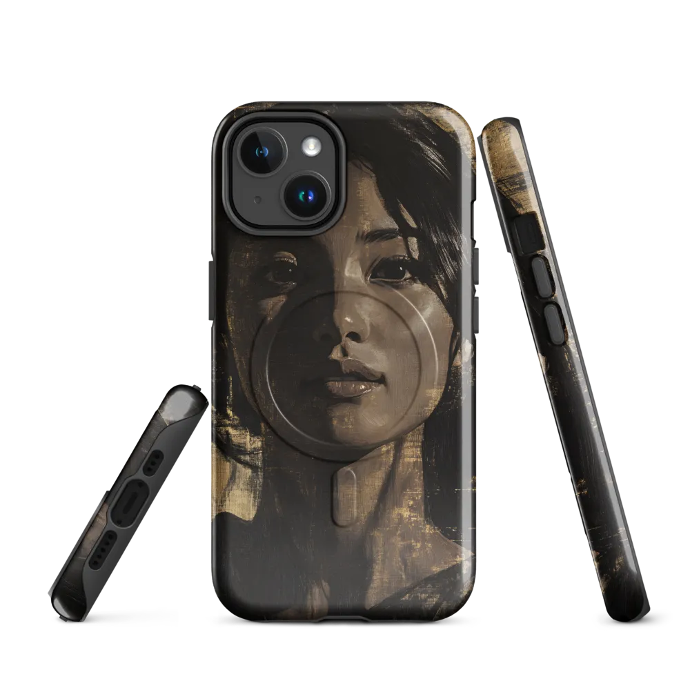 Golden Gaze: A Contemporary Portrait