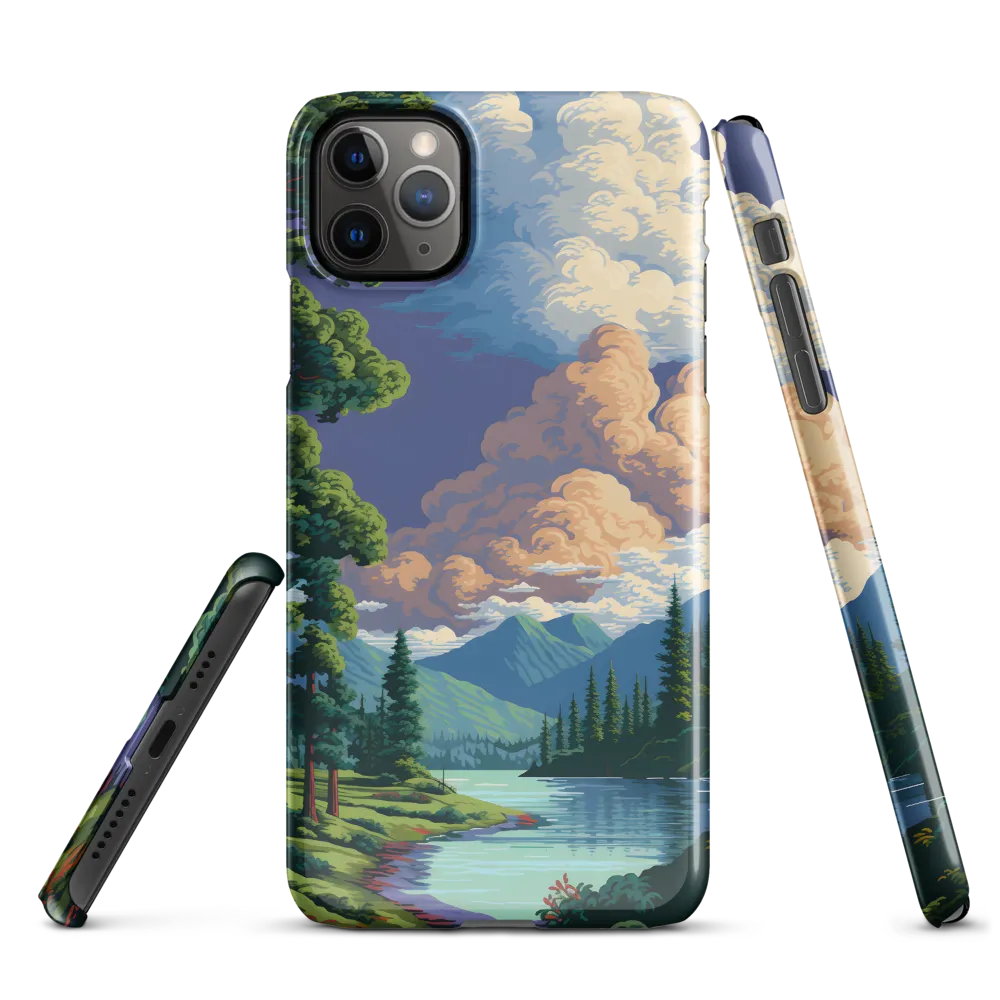 Serenity in Nature: A Lush Landscape | Phone Case |  11 Pro Max | Snap Case | Glossy