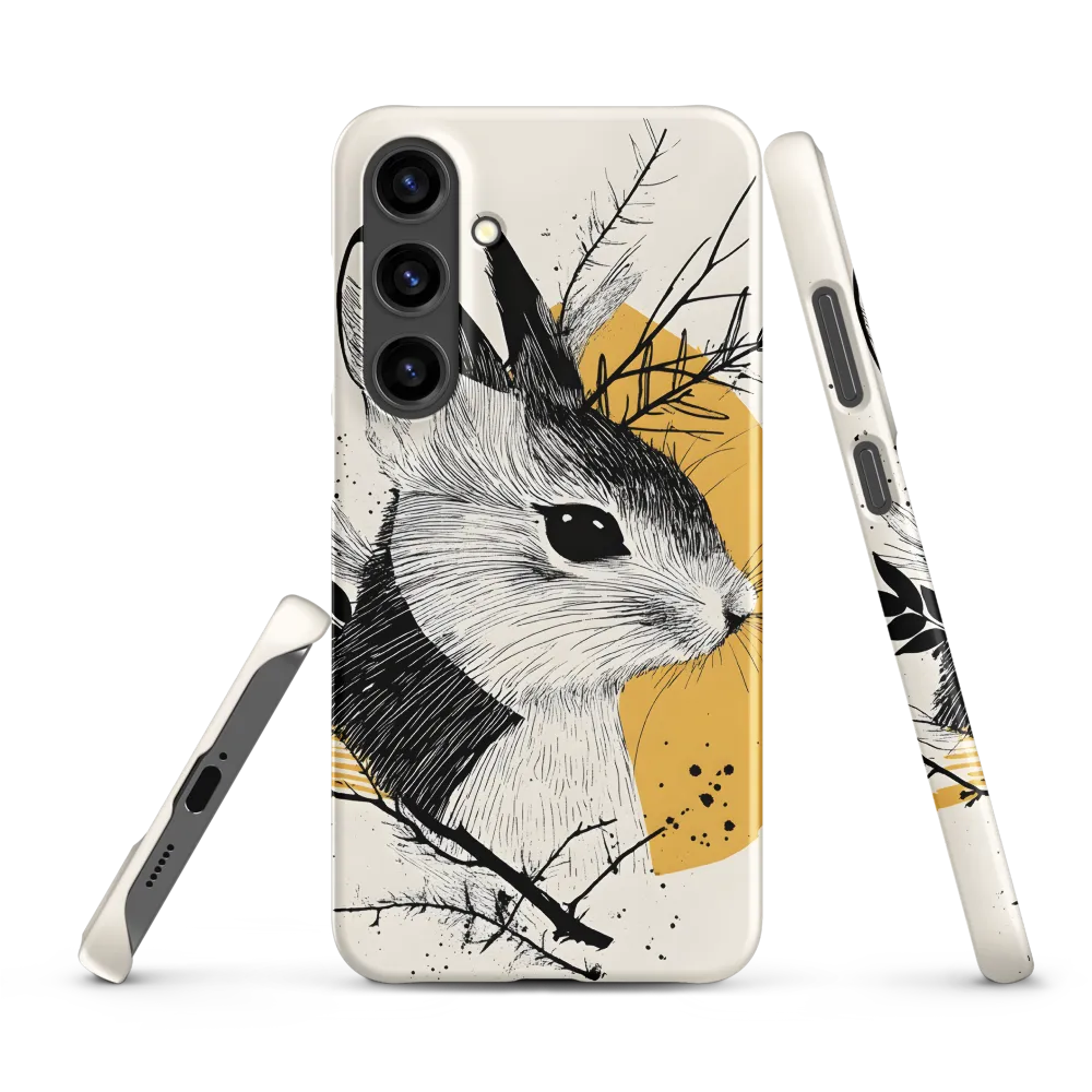 Ethereal Rabbit: A Study in Line Art