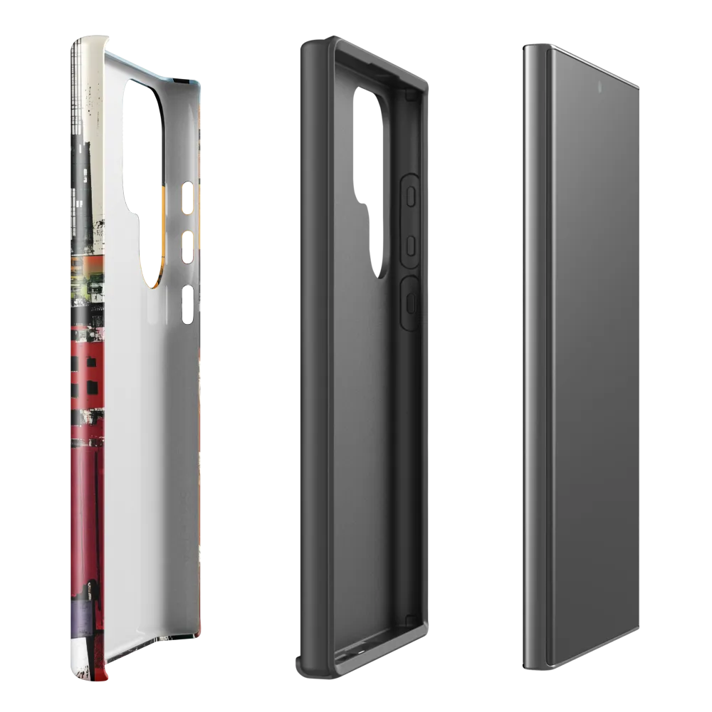 Urban Collage: A Vivid Cityscape | Phone Case |  S23 Ultra | Tough Case | Glossy