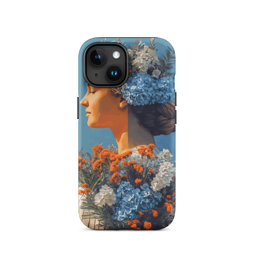 Floral Reverie: A Portrait of Serenity