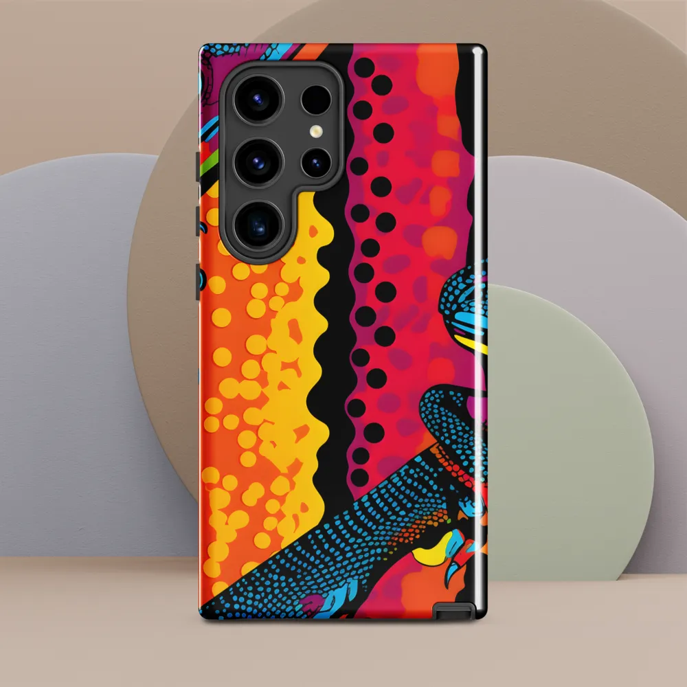 Colorful Encounters: The Playful Geckos