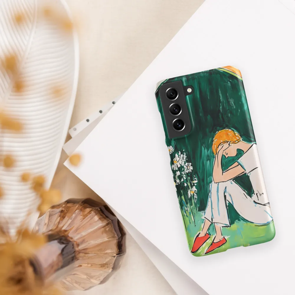 Silent Sorrow | Phone Case |  S21 FE | Snap Case | Matte