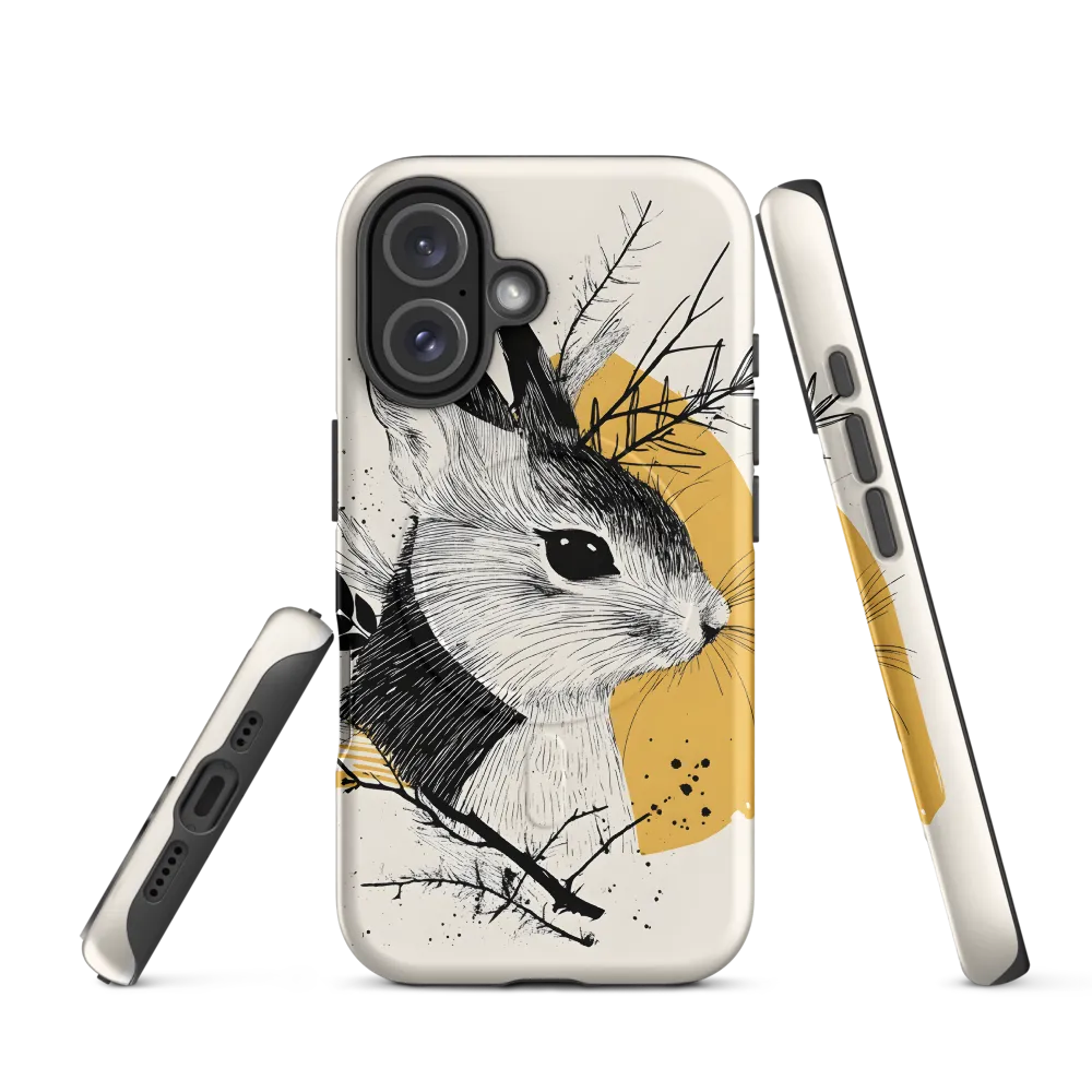 Ethereal Rabbit: A Study in Line Art
