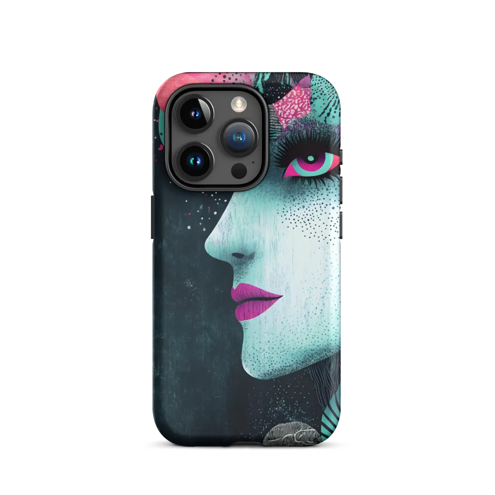 Mystical Beauty in Blue and Pink | Phone Case |  15 Pro | Tough Case | Matte