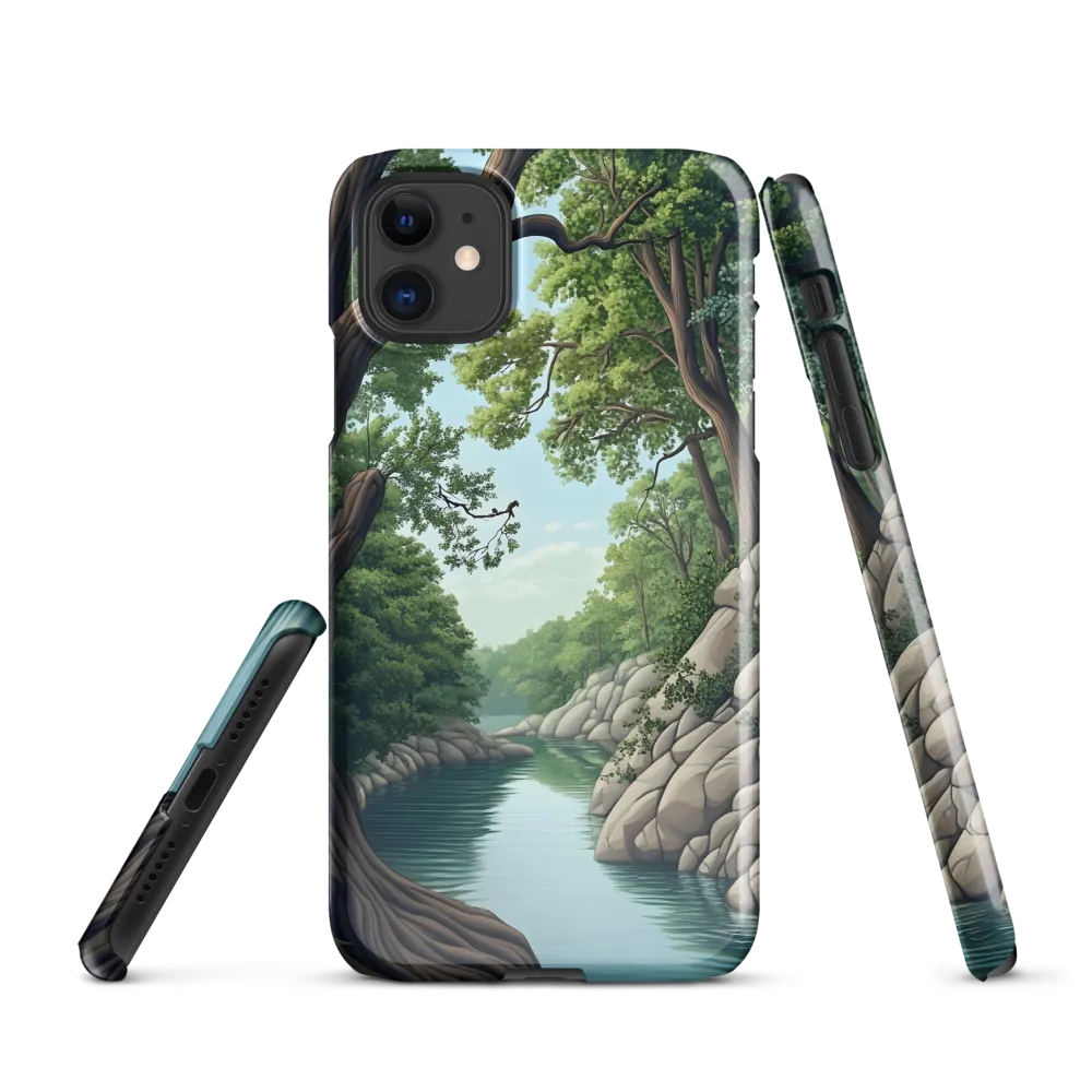 Tranquil Reflections: A Serene River Landscape