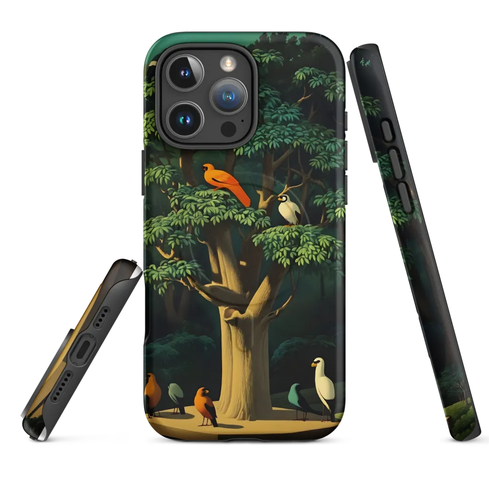 Harmony in Color: A Surreal Bird Symphony