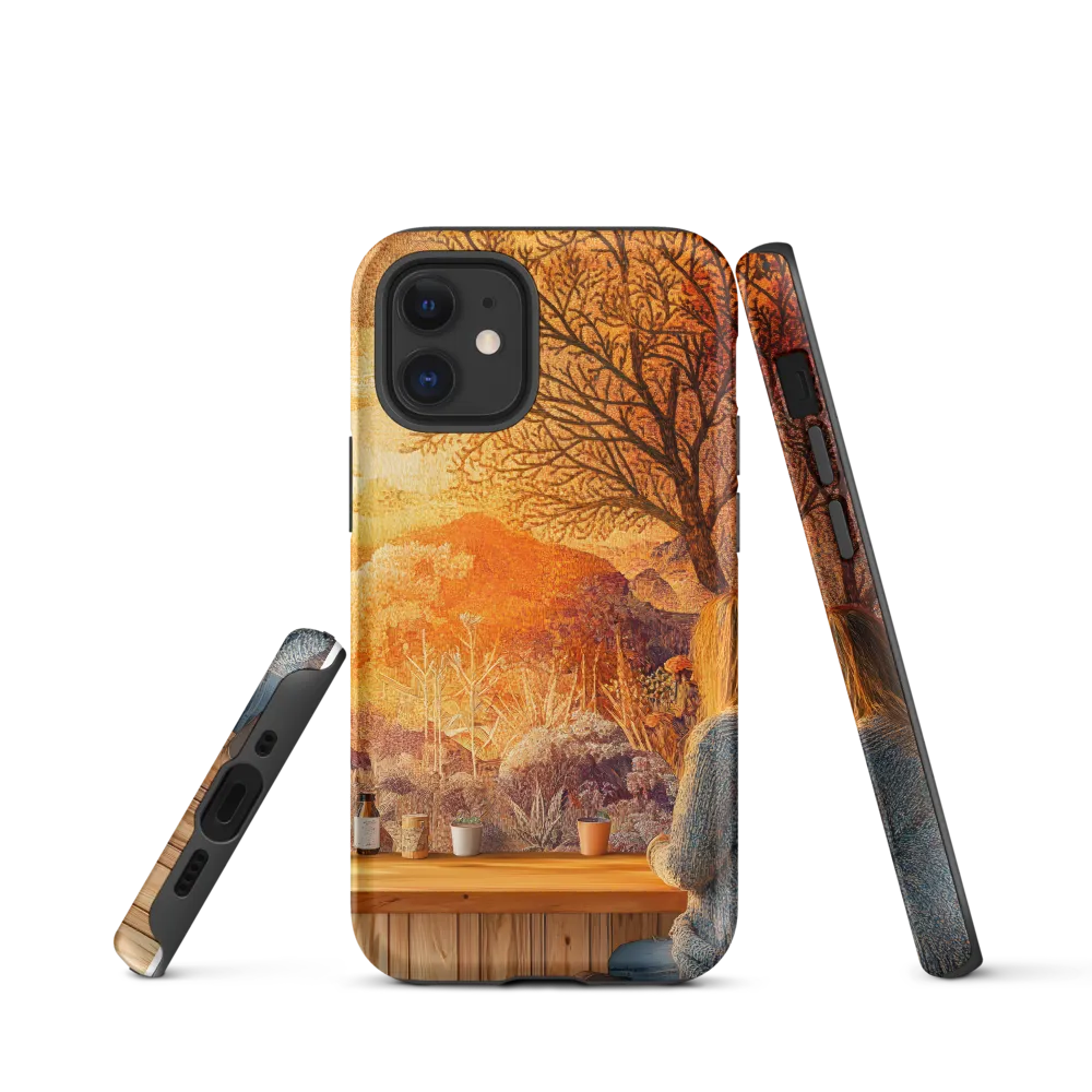 Whispers of a Golden Sunset | Phone Case |  12 mini | Tough Case | Matte