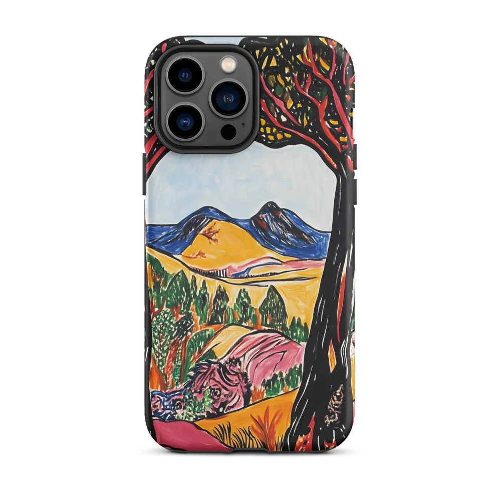 Vibrant Nature's Embrace | Phone Case |  13 Pro Max | Tough Case | Matte