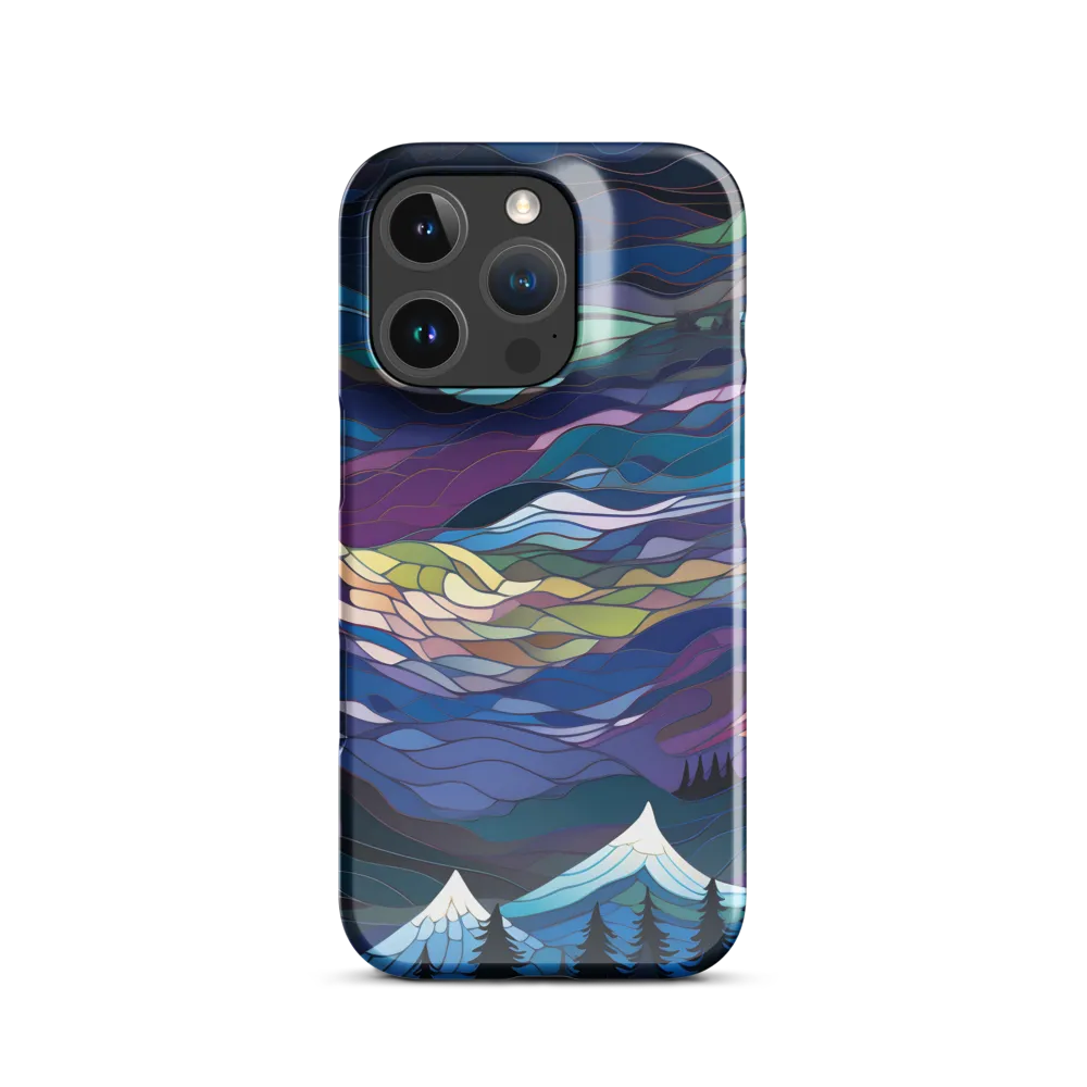 Twilight Peaks: An Abstract Mountain Landscape