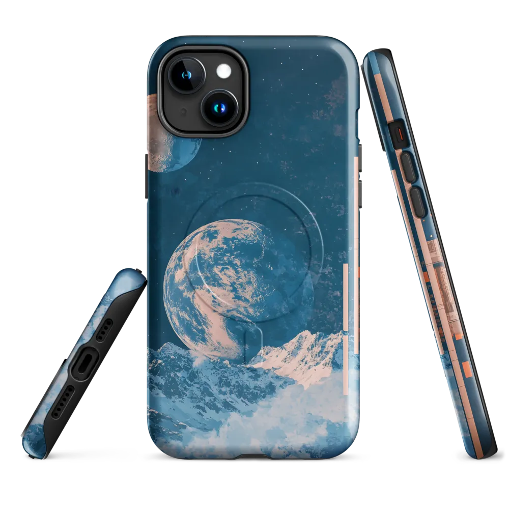 Cosmic Harmony: A Dance Among Celestial Bodies | Phone Case |  15 Plus | MagSafe® Tough Case | Glossy