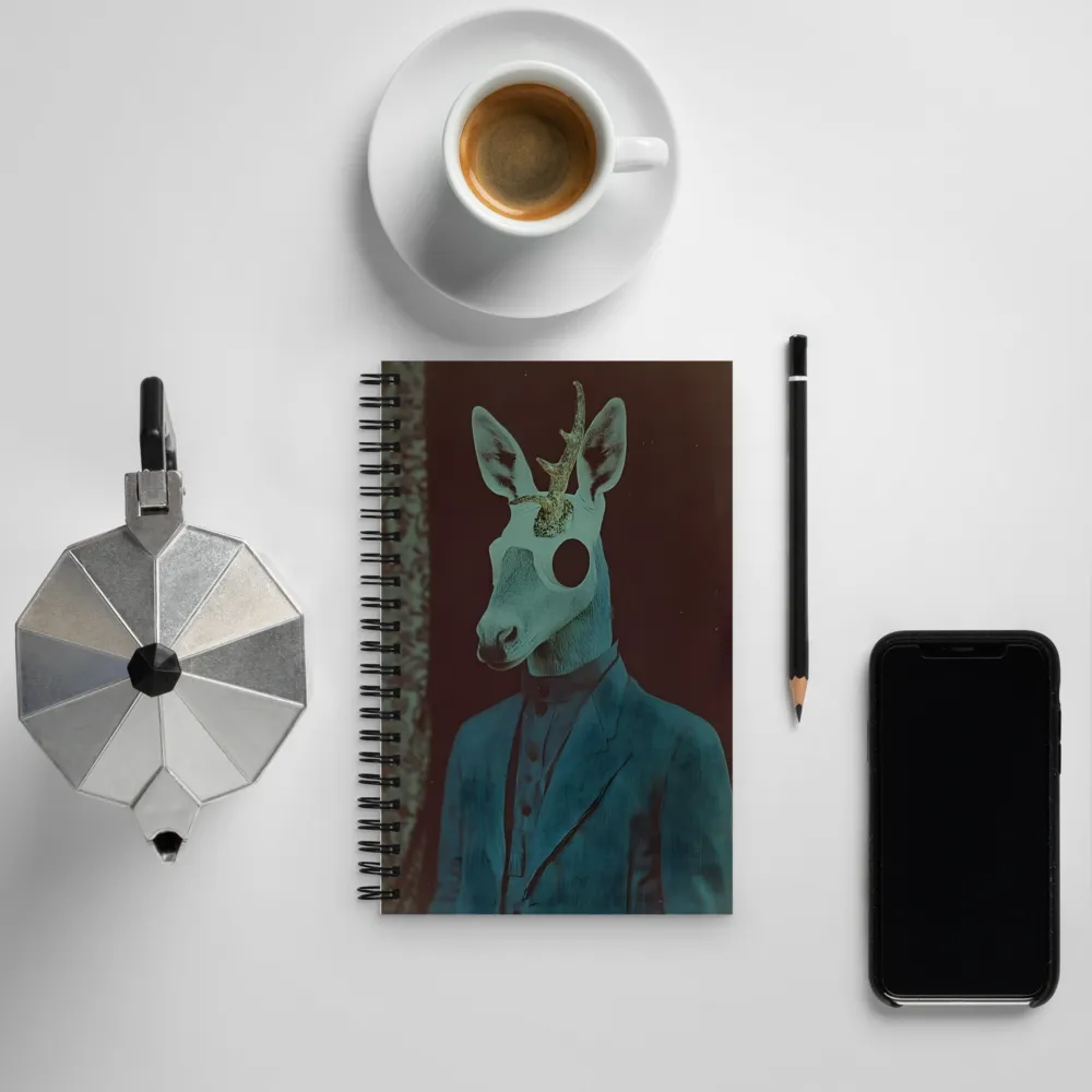 The Enigmatic Deer | Spiral Notebook