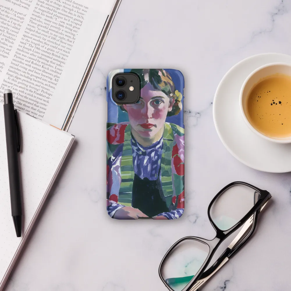 Vibrant Gaze: A Modernist Portrait