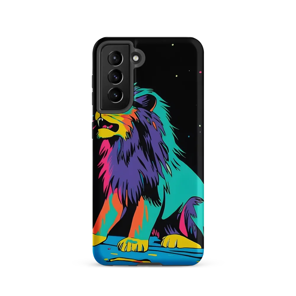 Roaring Colors: The Neon Lion