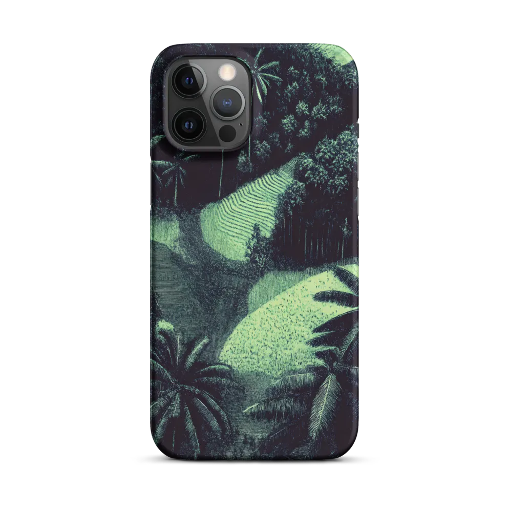 Harmony in Green: A Surreal Landscape