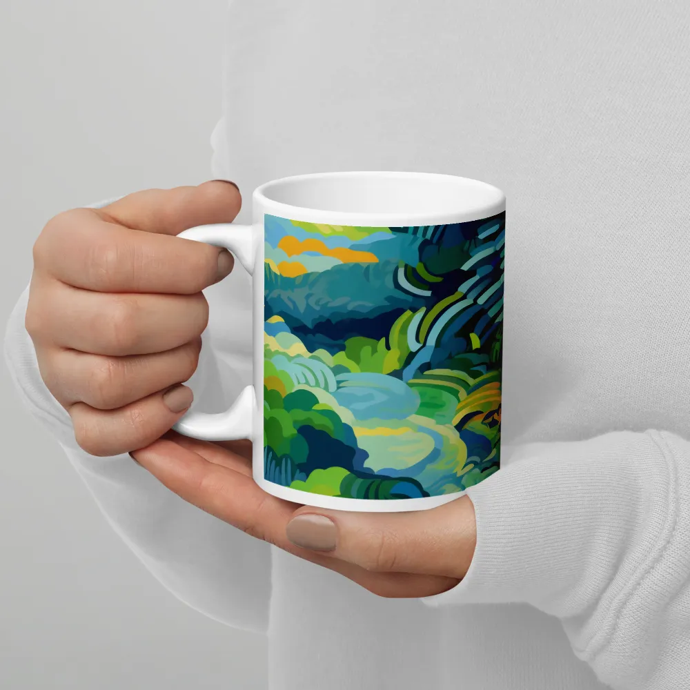 Harmony of Nature | Mug with White inside | 11 oz