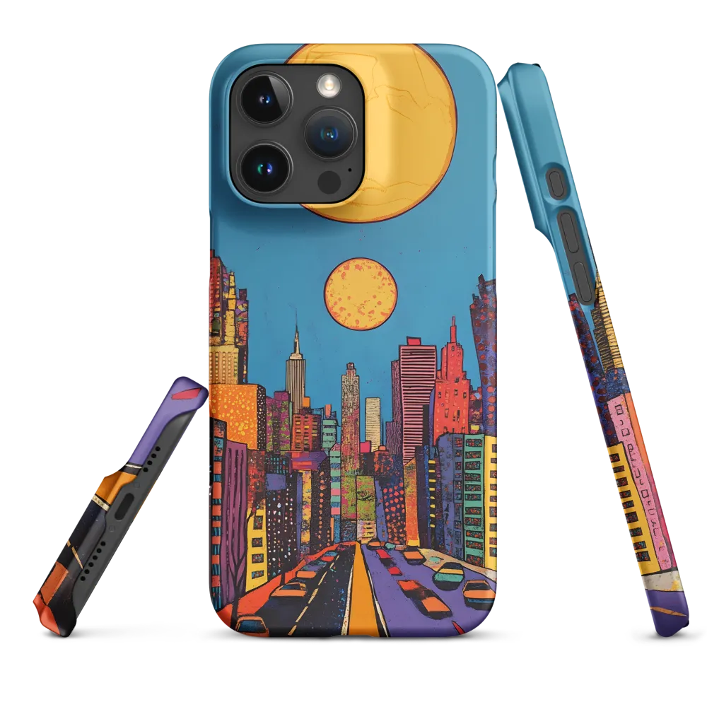 Urban Vibrance: A Pop Art Cityscape | Phone Case |  16 Pro Max | Snap Case | Matte