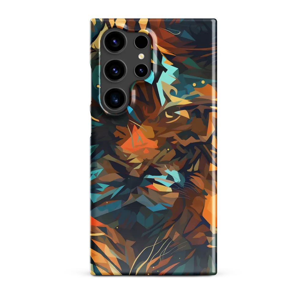 Wild Symphony: Abstract Tigers | Phone Case |  S24 Ultra | Snap Case | Glossy