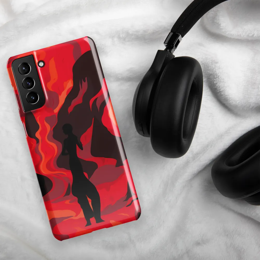 Inferno's Embrace | Phone Case |  S21 Plus | Snap Case | Glossy