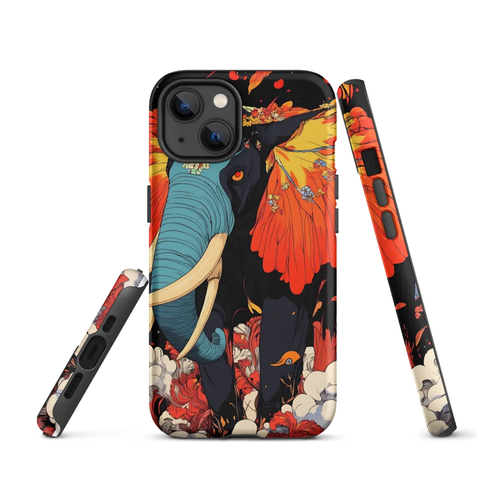 Majesty of the Floral Elephant | Phone Case |  13 | Tough Case | Matte