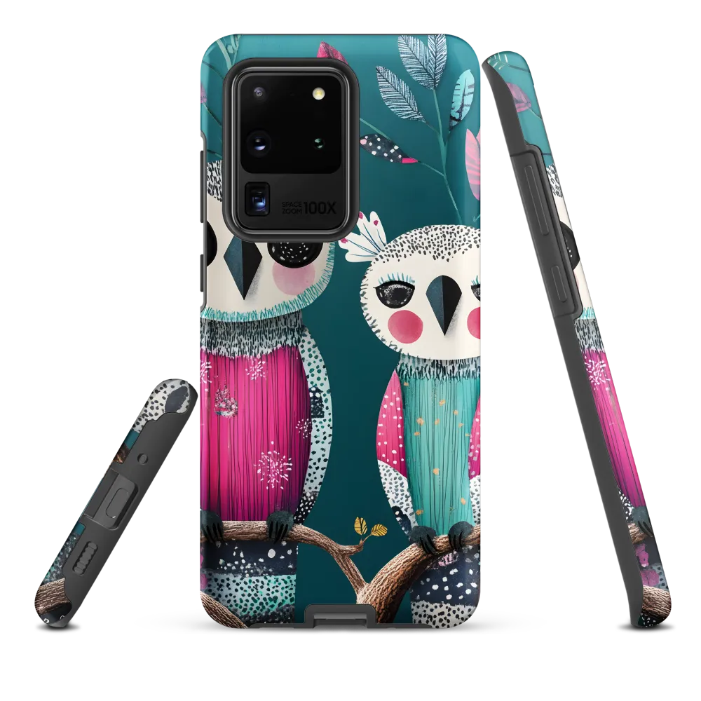 Whimsical Duo: A Celebration of Nature and Color