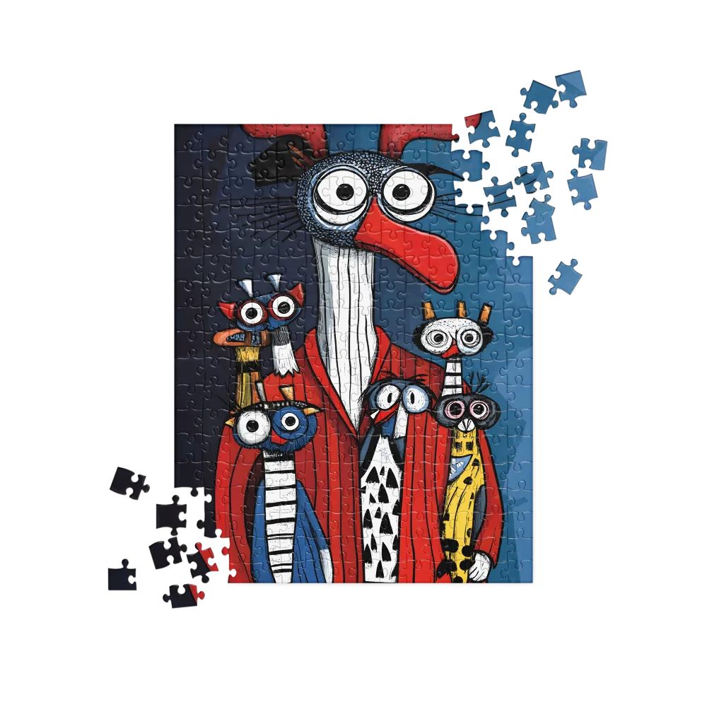 The Quirky Gathering | Jigsaw Puzzle | 252/520 pieces