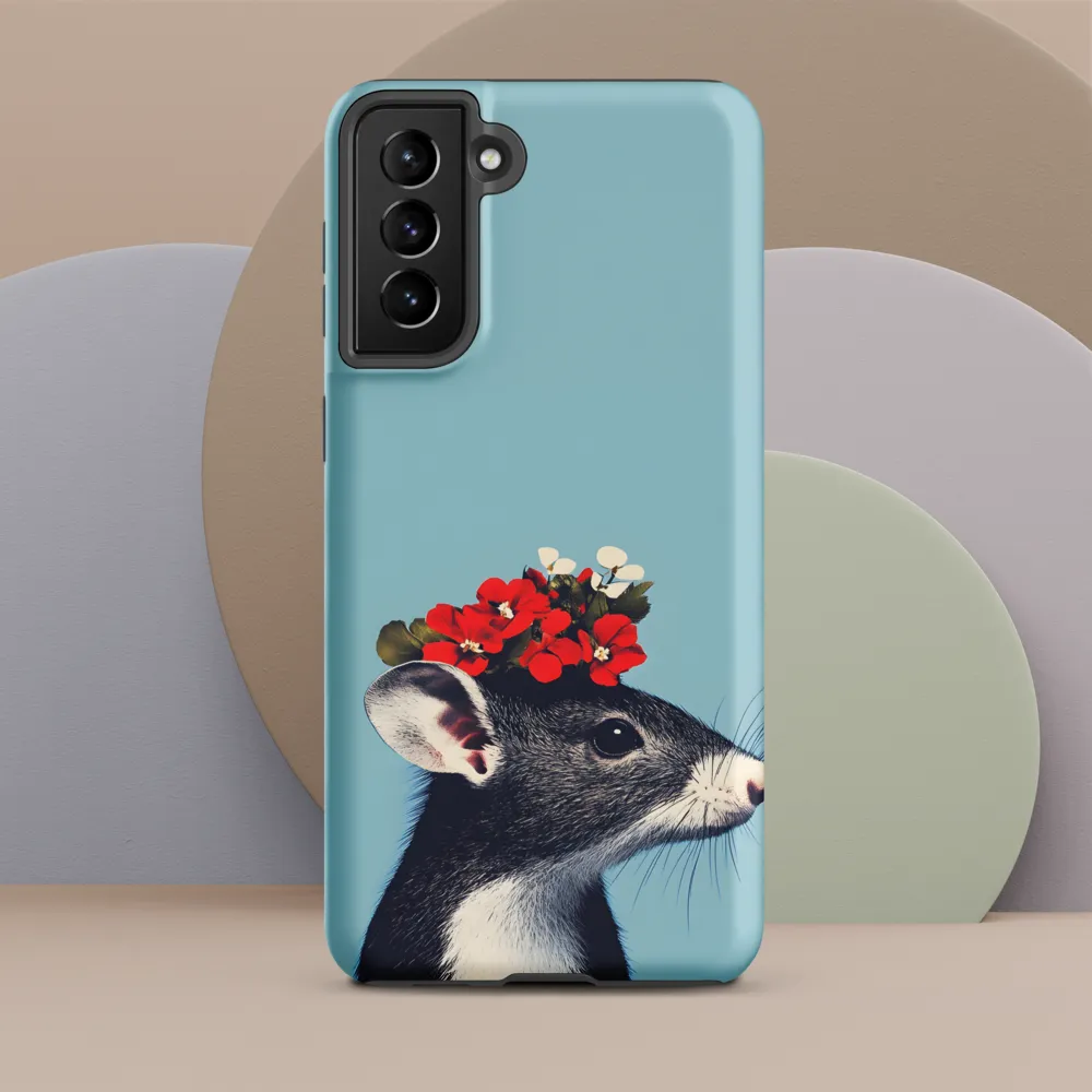 Whimsical Flora: A Mouse's Floral Crown