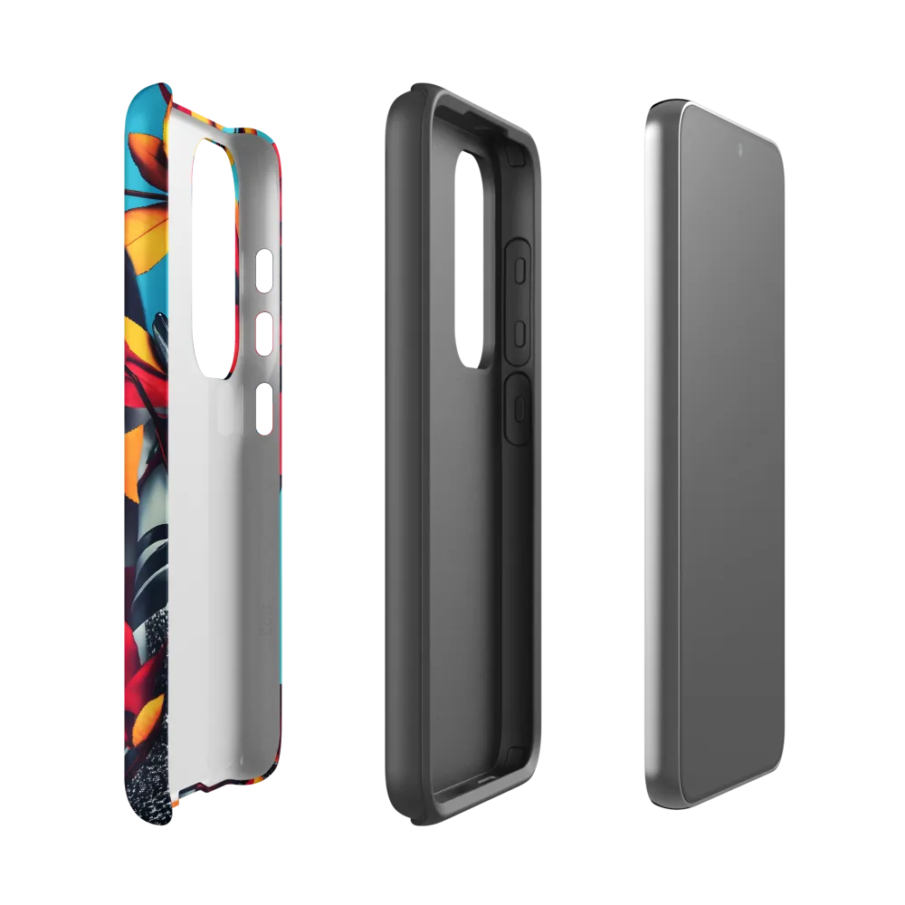 Futuristic Fusion: Nature Meets Technology | Phone Case |  S23 | Tough Case | Matte