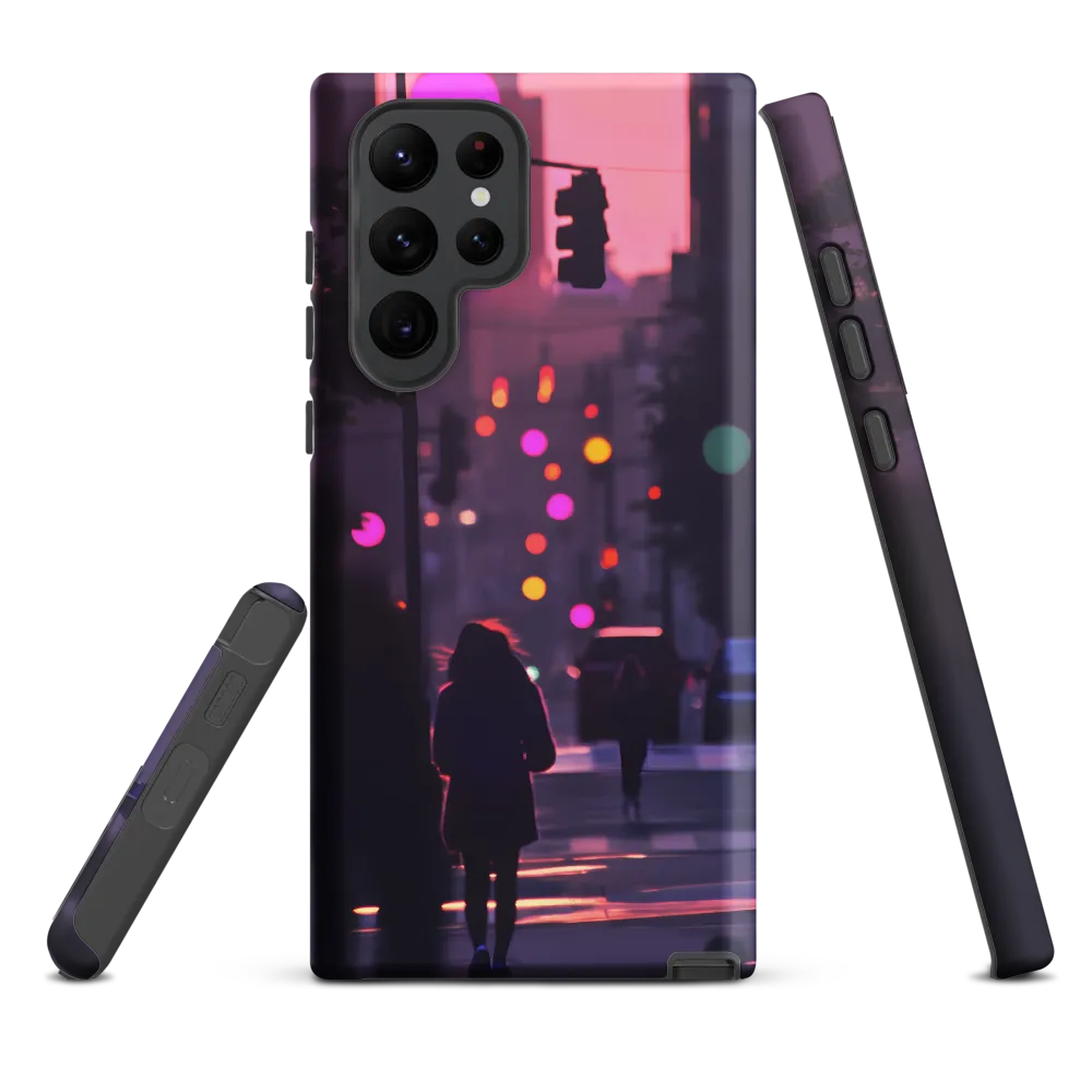 City Silhouettes at Dusk | Phone Case |  S22 Ultra | Tough Case | Matte