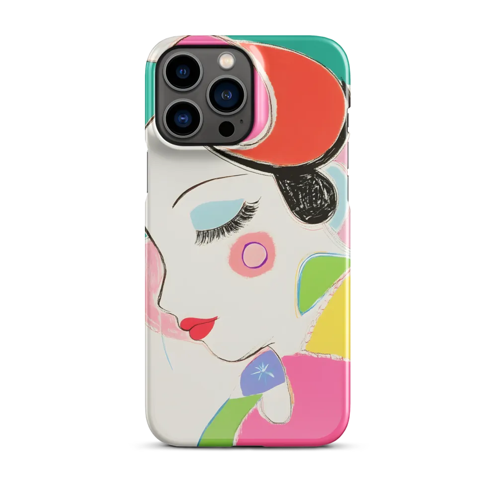 Whimsical Portrait in Colorful Abstraction