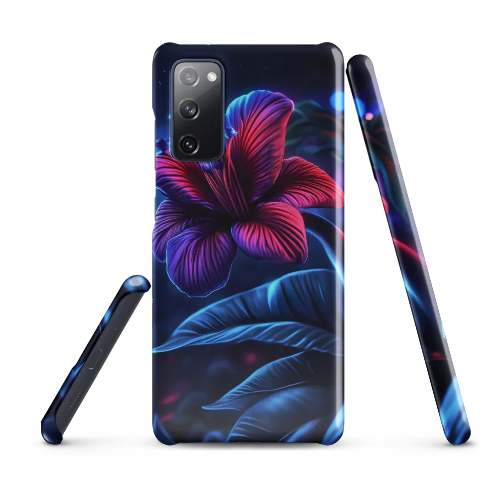 Illuminated Serenity: The Surreal Blossom