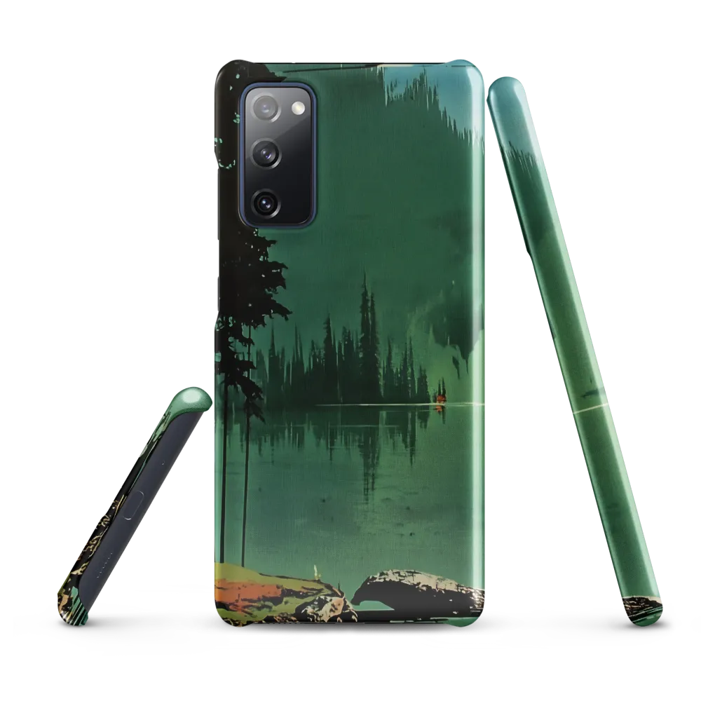 Serenity Reflected: A Tranquil Lake Scene