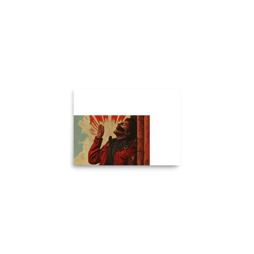 Defiant Echoes of Ruin | Poster | 5″×7″