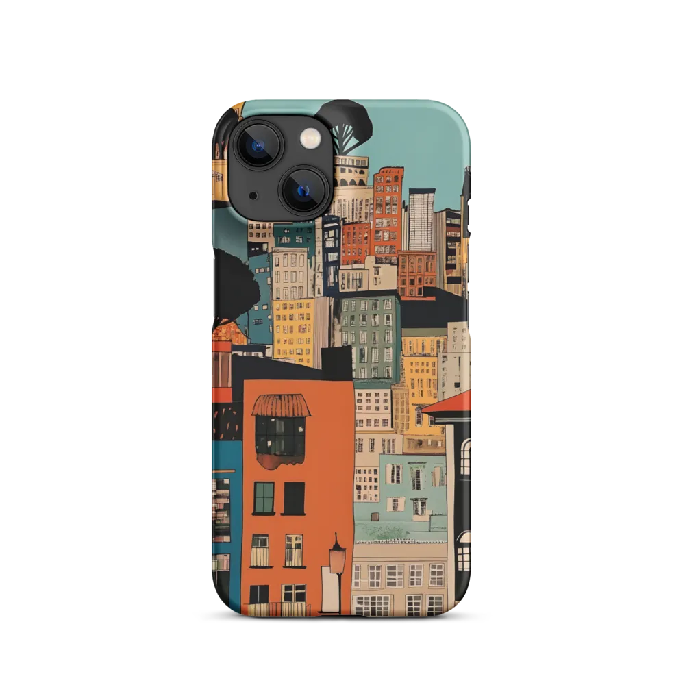 Urban Fusion: A Colorful Cityscape
