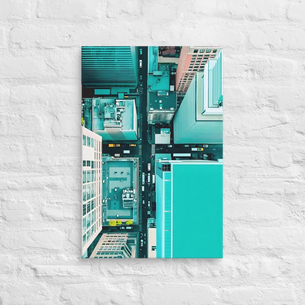 Urban Geometry: Aerial Perspective | Canvas | 16″×24″