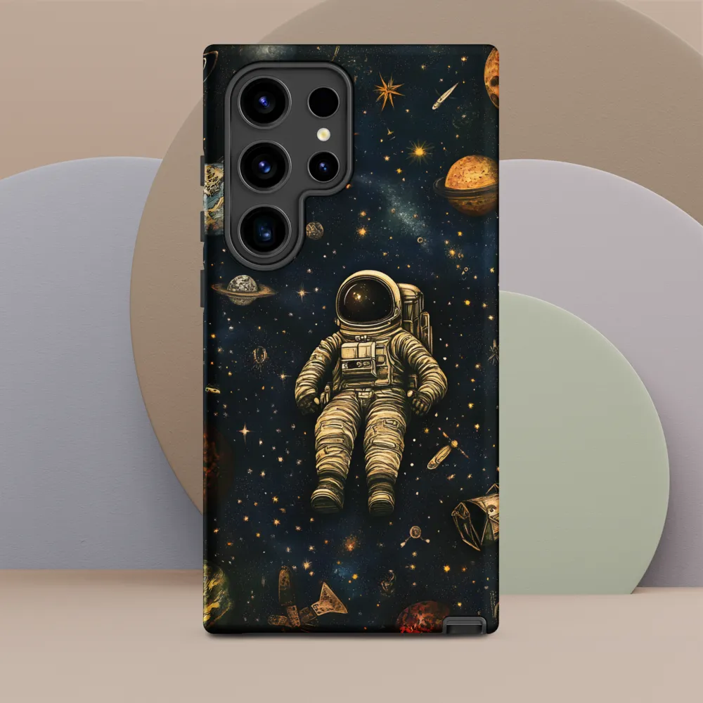 Cosmic Voyage: An Astronaut's Solitude