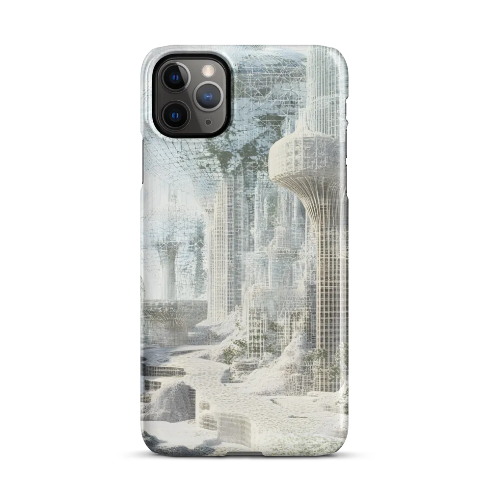 Ethereal Architectures: A Journey into the Future | Phone Case |  11 Pro Max | Snap Case | Glossy