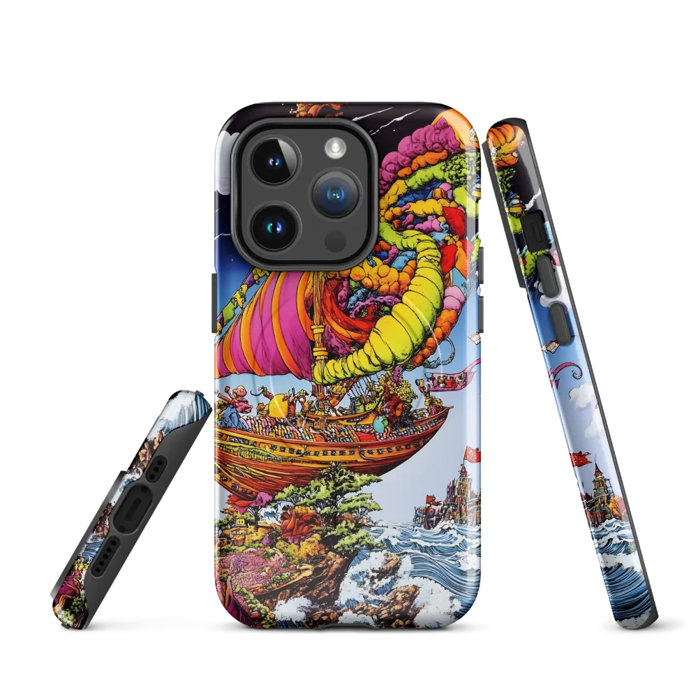 Voyage of Whimsy: A Surreal Sailor's Dream | Phone Case |  14 Pro | MagSafe® Tough Case | Glossy