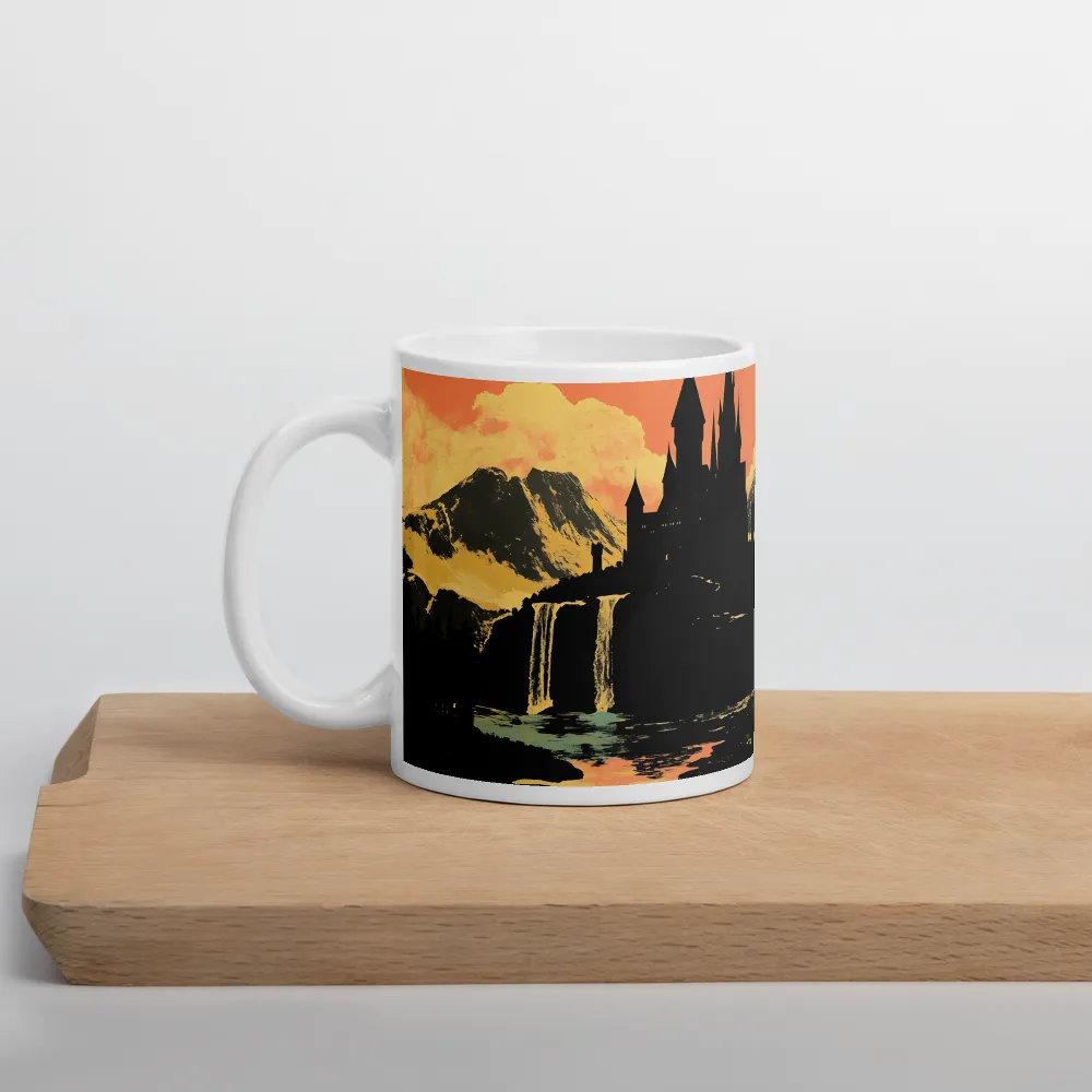 Mystical Castle in a Dreamscape | Mug with White inside | 11 oz