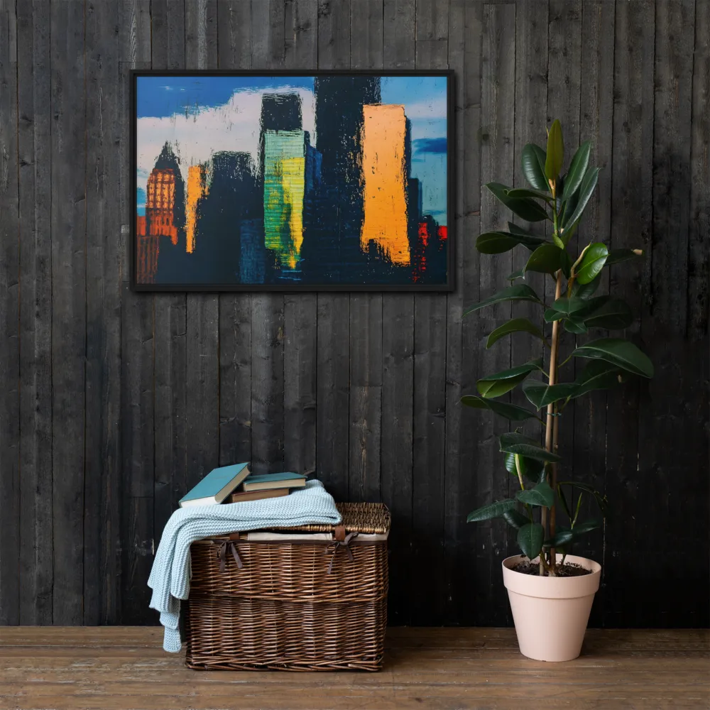 Reflections of Tranquility | Canvas with Black Frame | 24″×36″