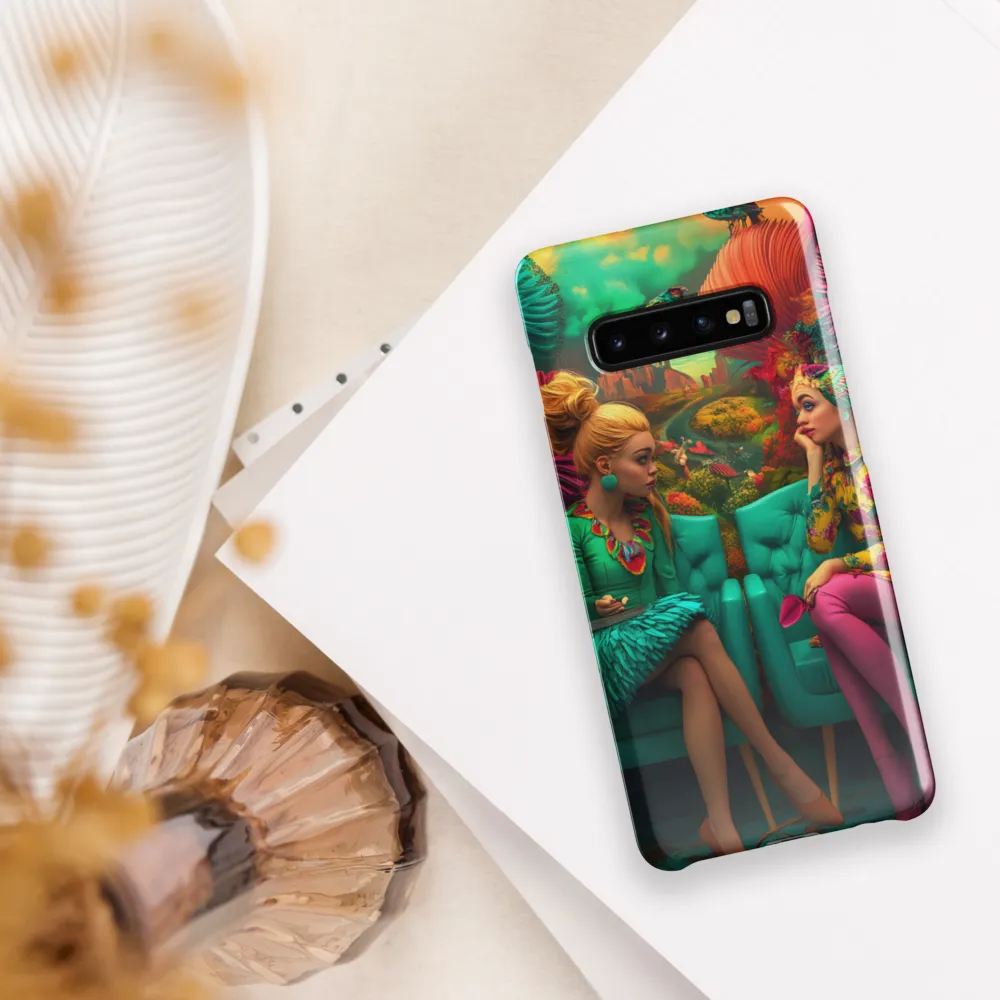 Whimsical Conversations | Phone Case |  S10 Plus | Snap Case | Glossy