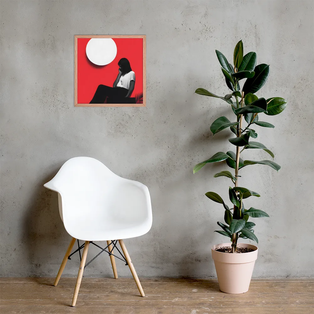Contemplation in Red