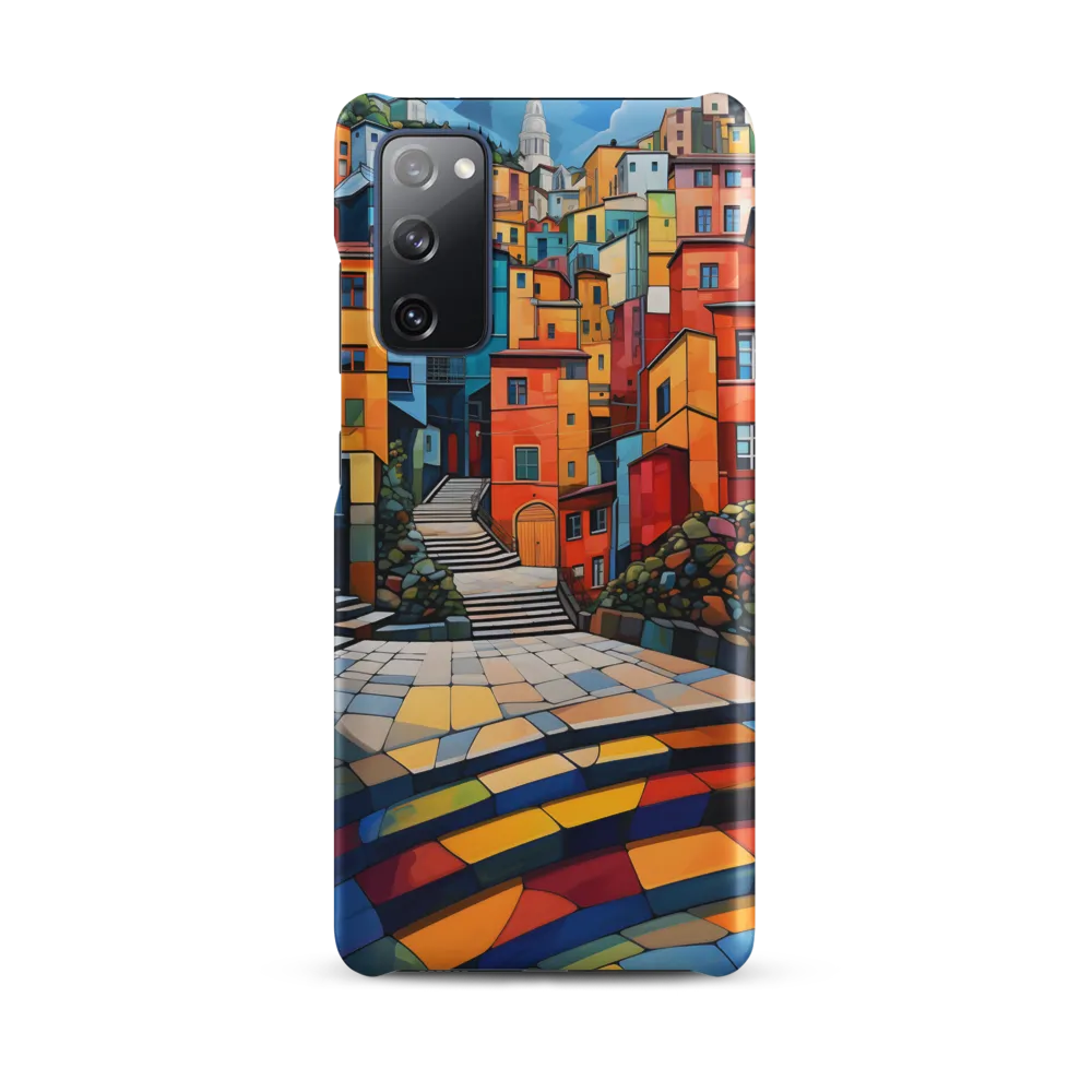 Vibrant Village: A Cubist Journey