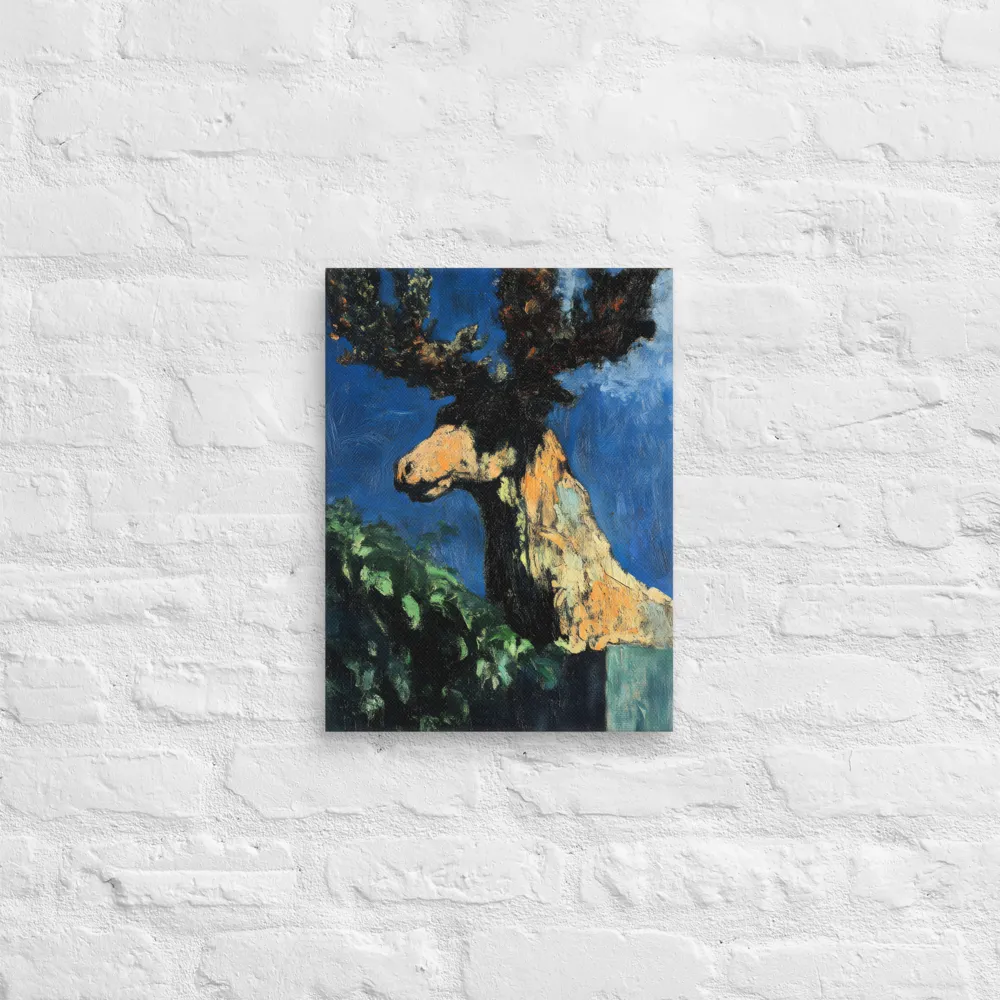 The Majestic Deer in Nature | Canvas | 12″×16″