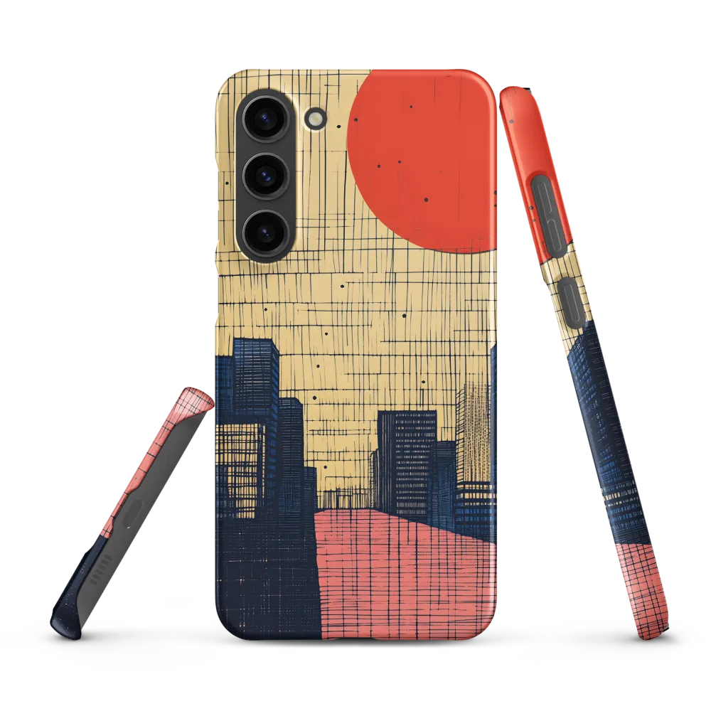 Urban Echoes: A Minimalist Cityscape