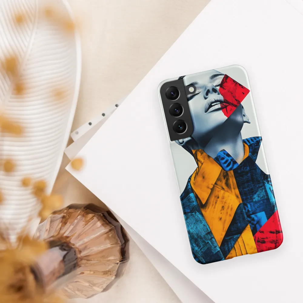 Fragmented Confidence: A Surreal Fashion Portrait