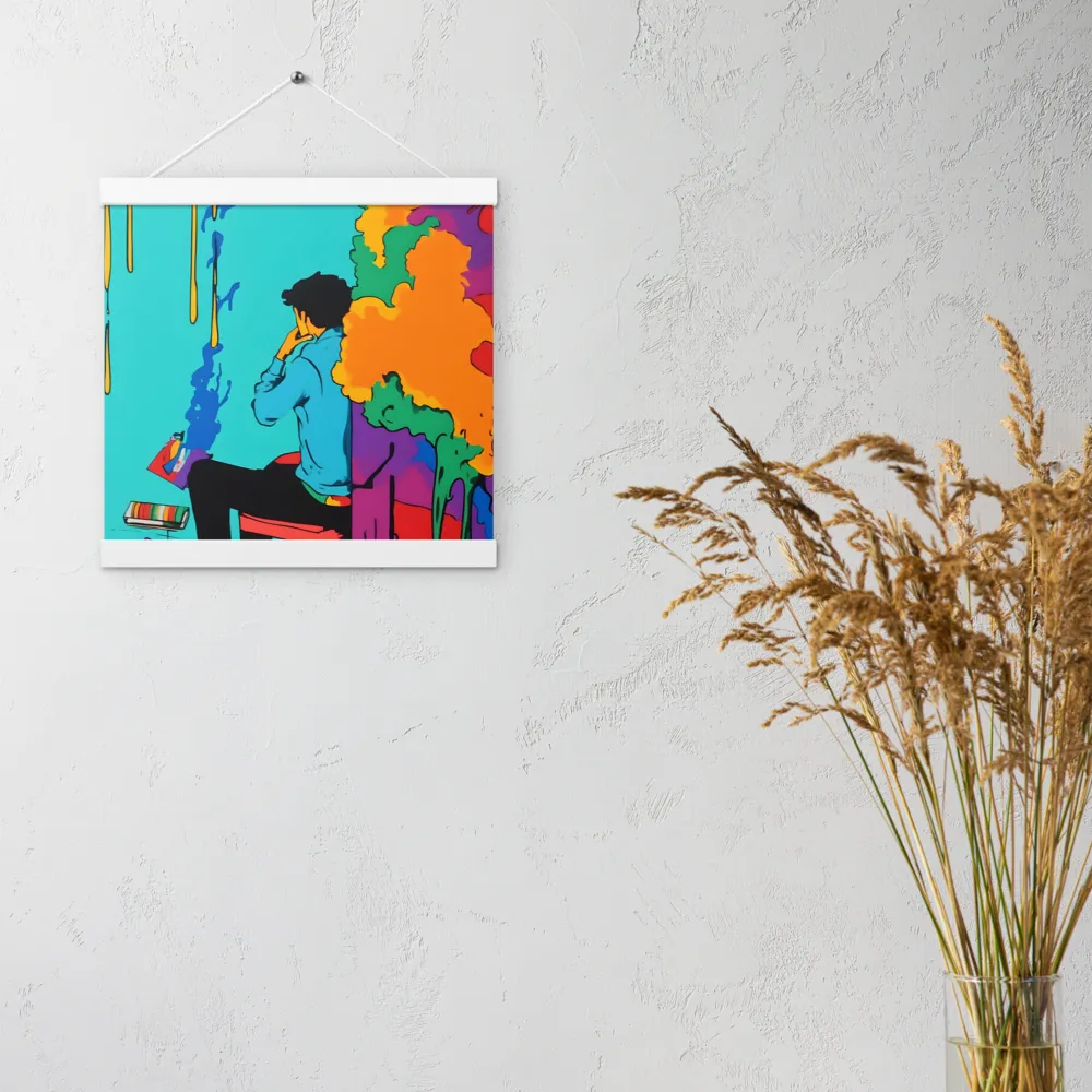 The Artist Within | Poster With White Wood Hanger | 12″×12″