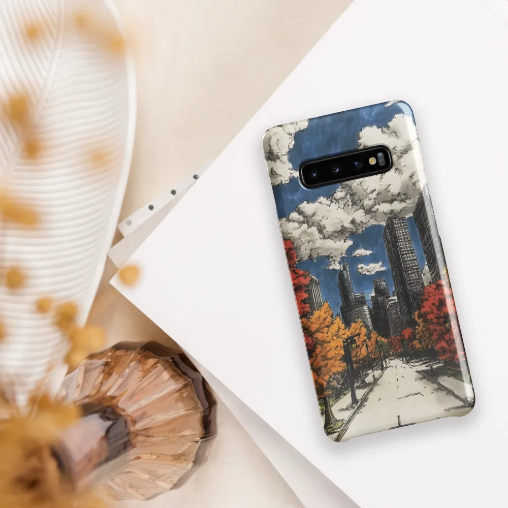 Autumn Serenity in the City | Phone Case |  S10 Plus | Snap Case | Glossy