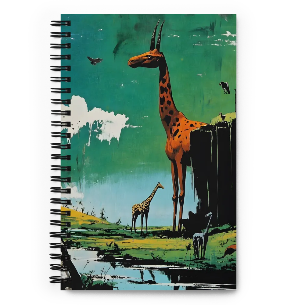 Giraffe Reverie | Spiral Notebook