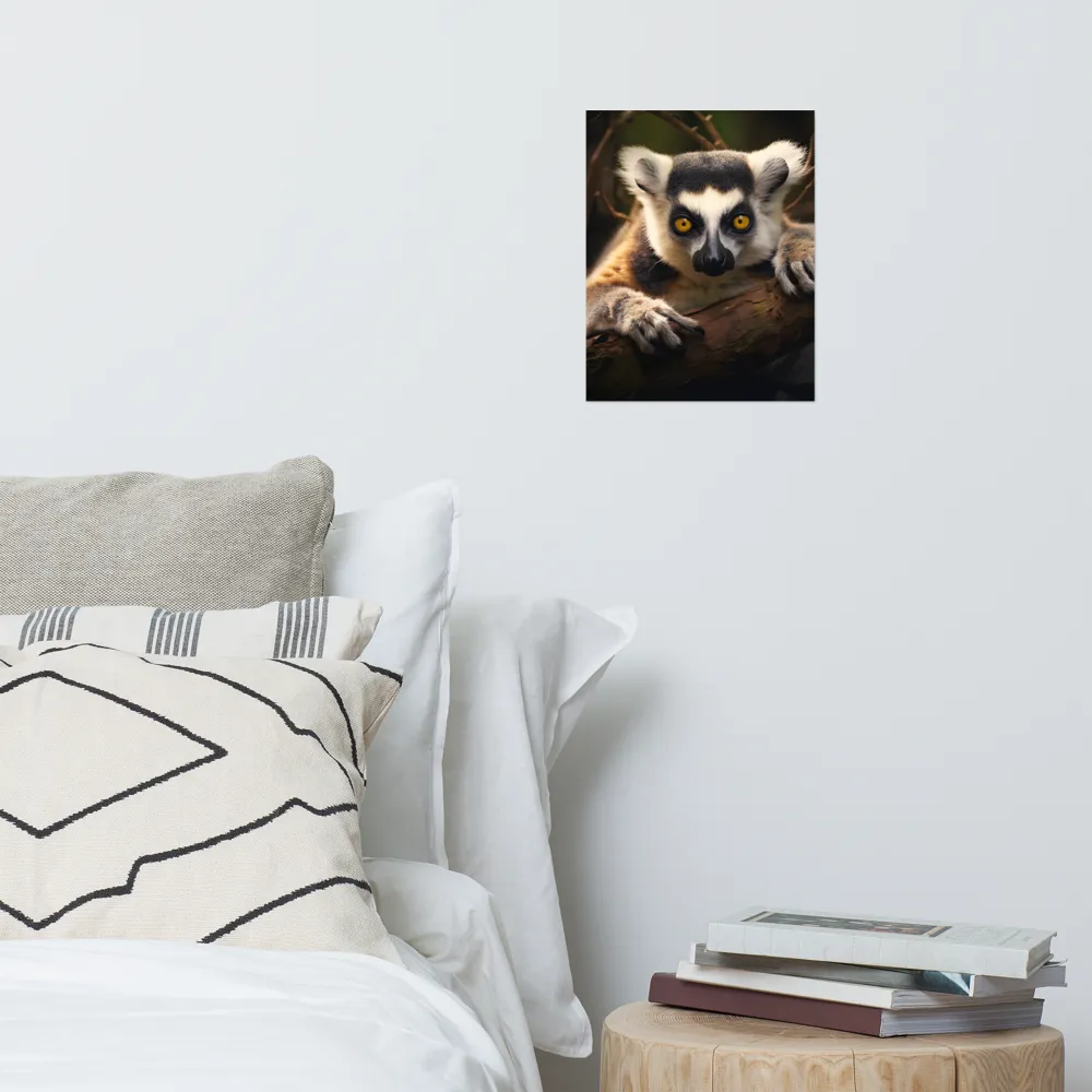 The Watchful Lemur | Poster | 11″×14″